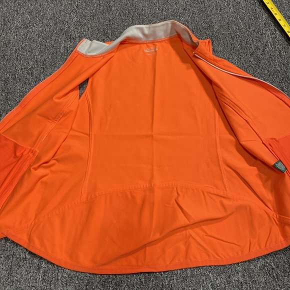NWT New LRL Lauren Active Orange Reflective Full Zip Vest L $99 - Sum16 Key3 - Picture 8 of 10